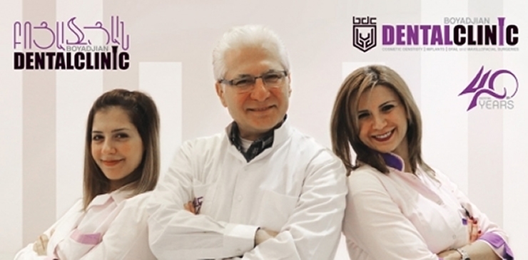 Dr. Mgrditch Boyadjian with Dr. Astghig and Dr. Hasmik Boyadjian